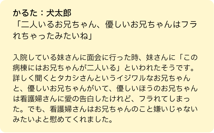 犬太郎さんかるた解説